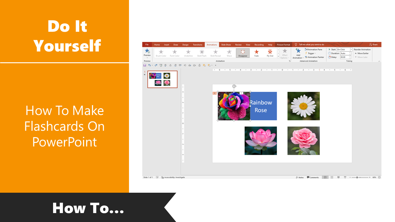 How To Make Flashcards On PowerPoint